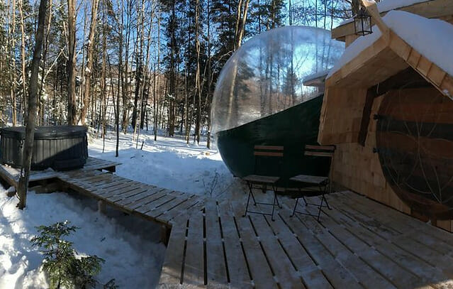 Cerca a Ottawa podrá acampar durante el frío invierno dentro de un