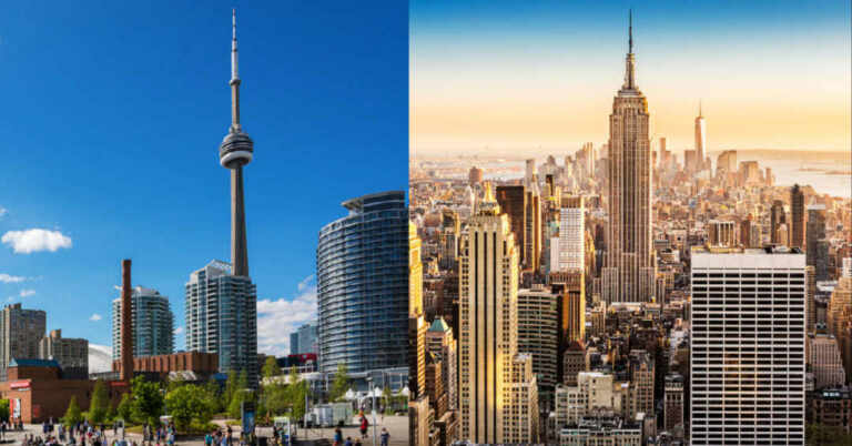 Conoce las 10 similitudes de Nueva York y Toronto