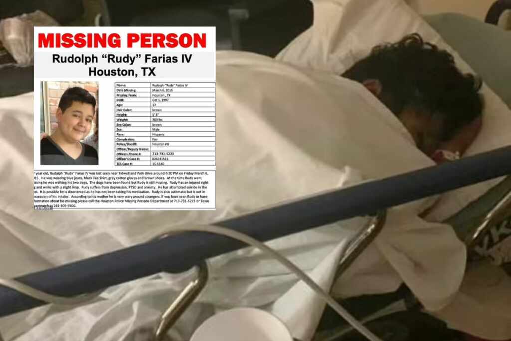Rudy Farias joven desaparecido hace 8 años