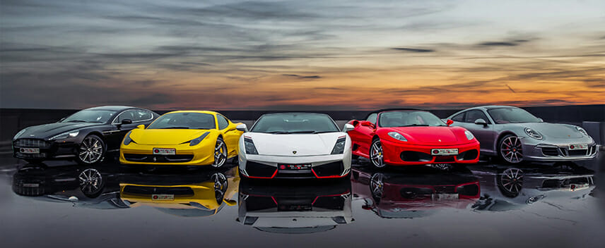 automóviles de lujo en el fondo del Océano Atlántico