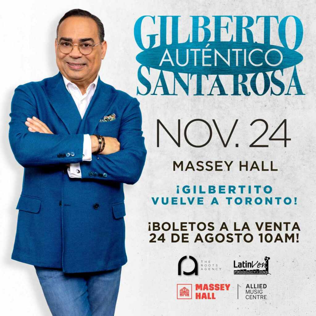 concierto gilberto santa rosa toronto auténtico tour