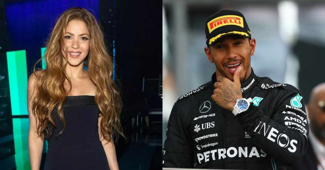 fotos shakira y lewis hamilton estudio de grabación shakira