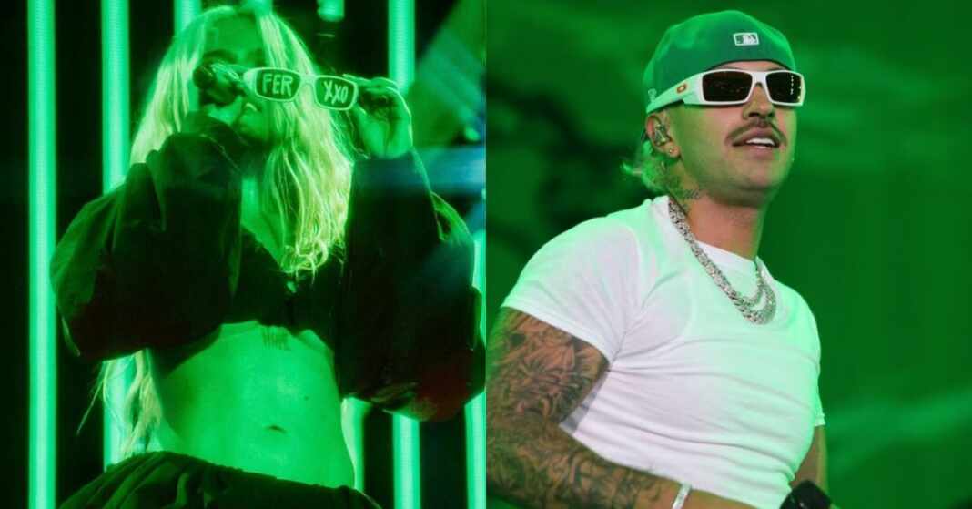 karol g le celebró el cumpleaños a feid en su concierto en el rose bowl