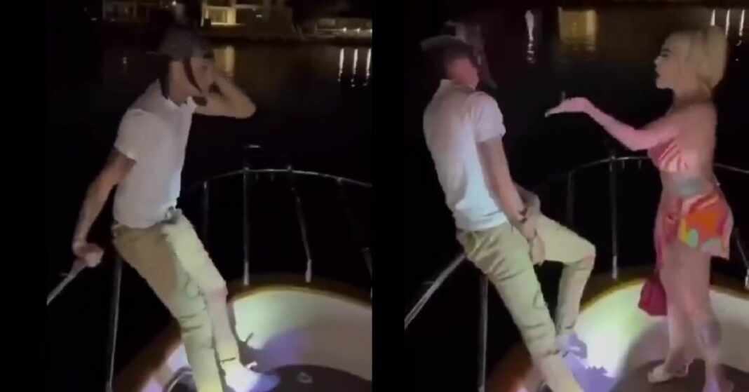 infiel al descubierto en redes sociales arrojó a su amante al agua