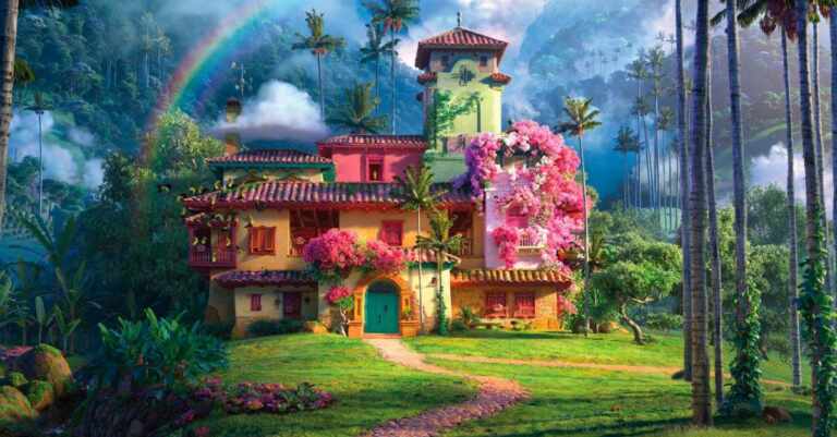 encanto casa madrigal tamaño real parques disney