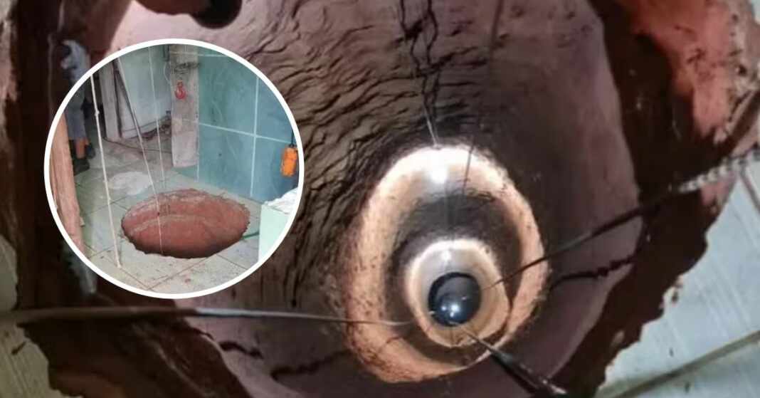 hombre murió al caer a un pozo de 40 metros de profundidad que cavó en su cocina buscando un tesoro con el que soño