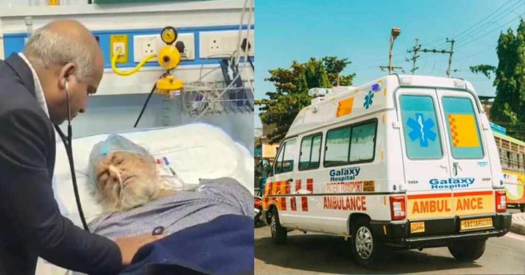 hombre dado por muerto volvió a la vida luego de que la ambulancia en la que iba cayera en un bache