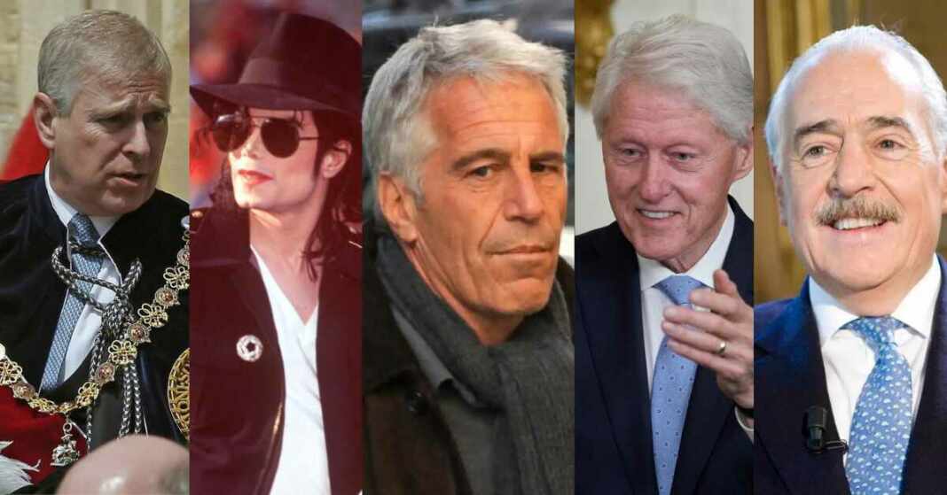nombres famosos políticos celebridades lista epstein caso jeffrey epstein
