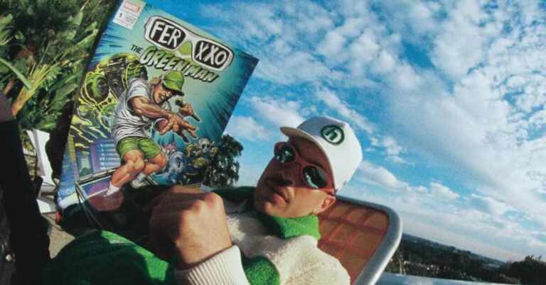 Ferxxo the green man nuevo cómic feid y marvel superhéroe