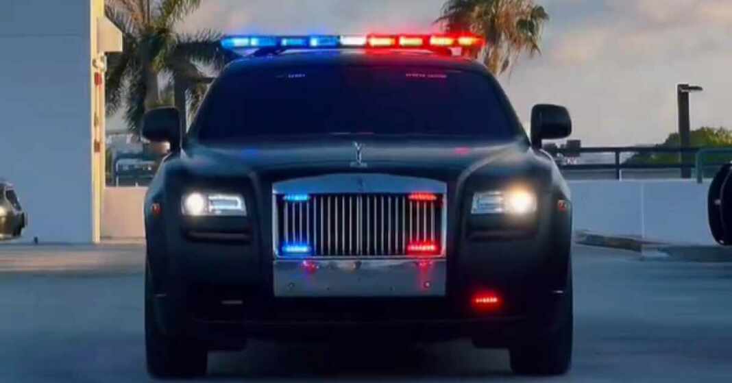 rolls royce nueva patrulla policía miami