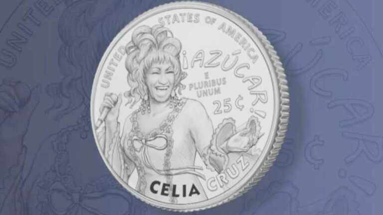 ¡Azúcar! Salieron a circulación las monedas de 25 centavos de Celia Cruz en Estados Unidos