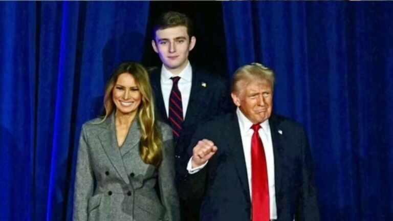 El Internet enloquece con Barron, el hijo menor de Donald Trump