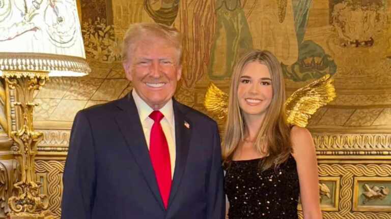Kai, la nieta de Trump que lo acompañó activamente durante su campaña presidencia y que que acaparó los lentes de la prensa