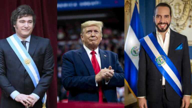 Milei propone crear una alianza mundial con Bukele, Trump y otros mandatarios de derecha