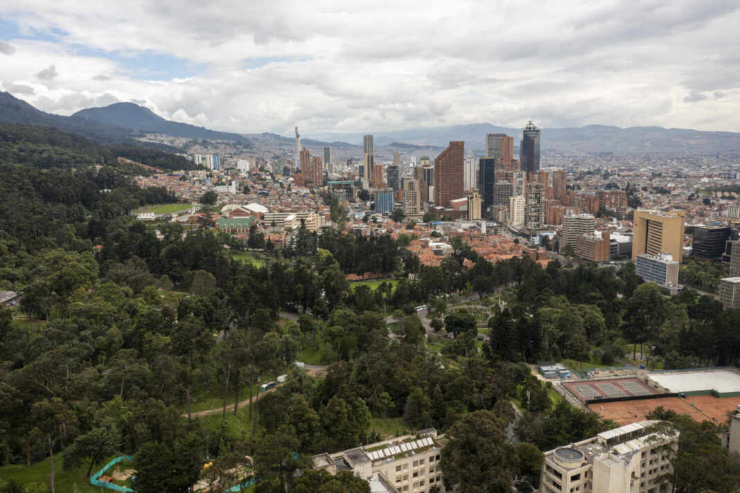 Vista aérea de Bogotá, una de las ciudades con mayor riesgo de terremoto de América Latina