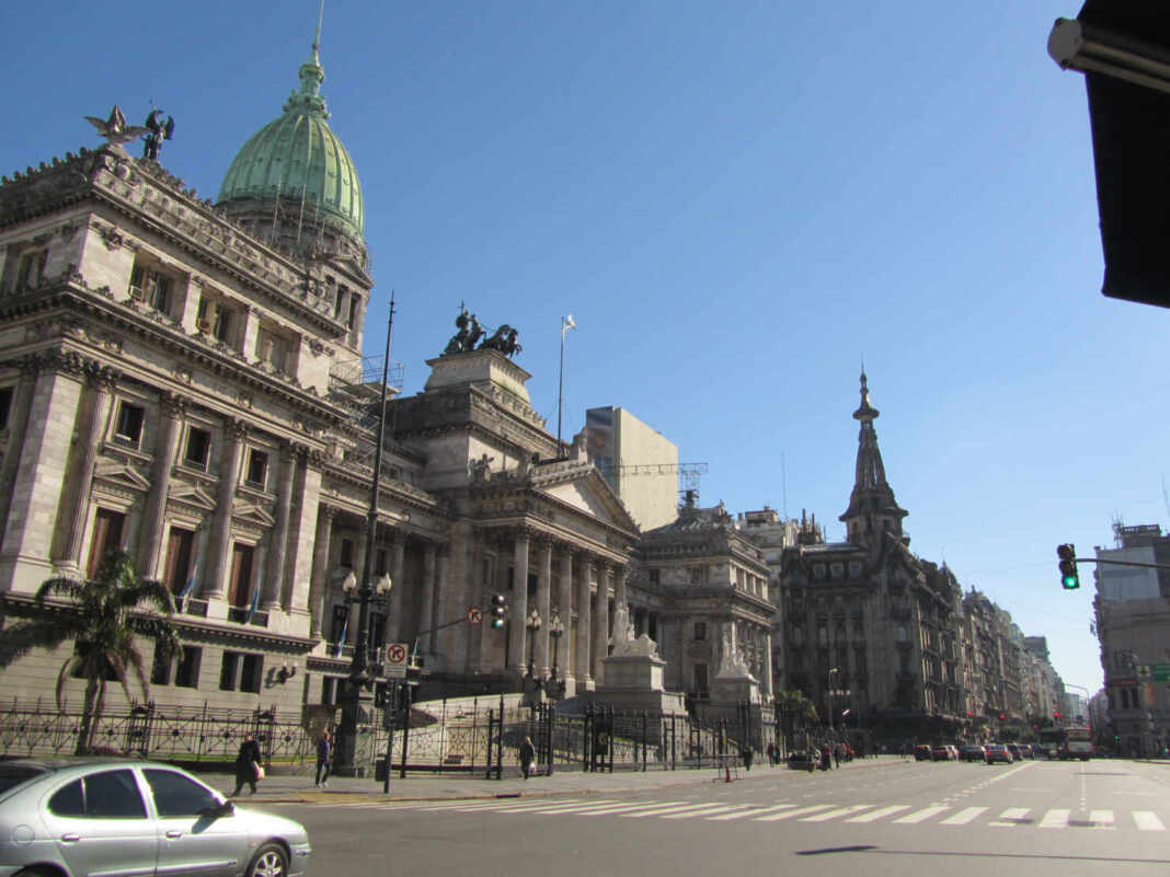 El Congreso de la Nación Argentina en Buenos Aires
