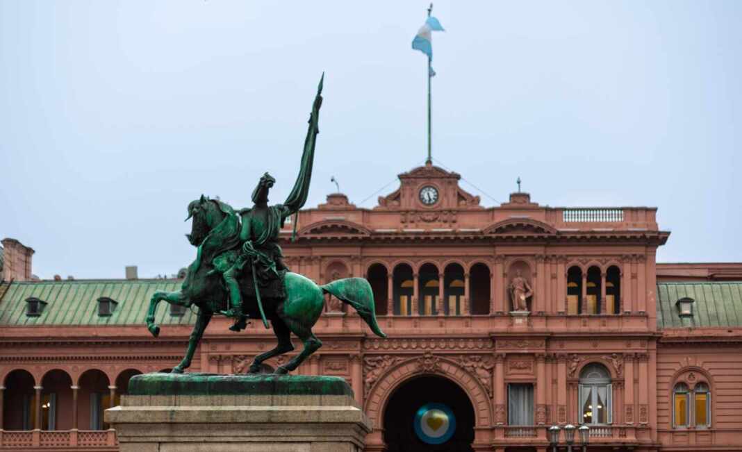 Casa Rosada, sede del gobierno federal de Argentina