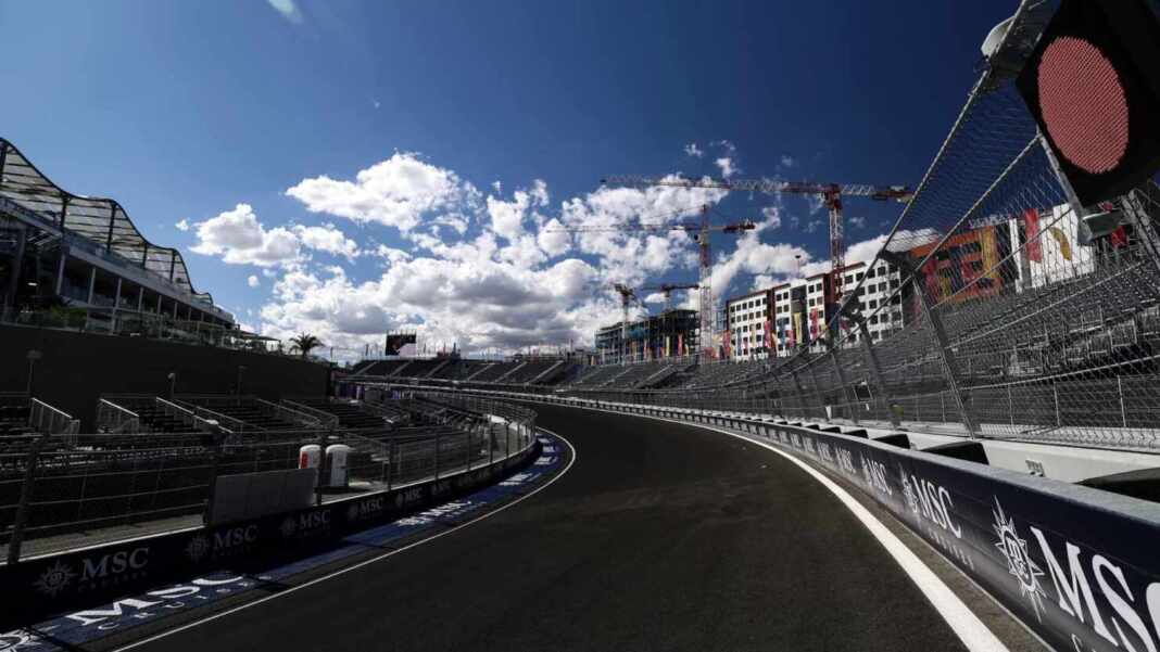 Recta y tribunas del Madring, el circuito que recibe la F1 en Madrid