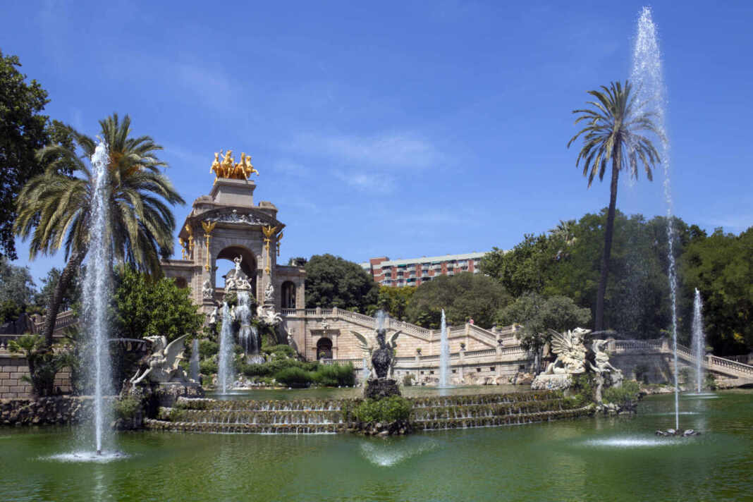 Fuentes ornamentales en el Parc de la Ciutadella, Barcelona