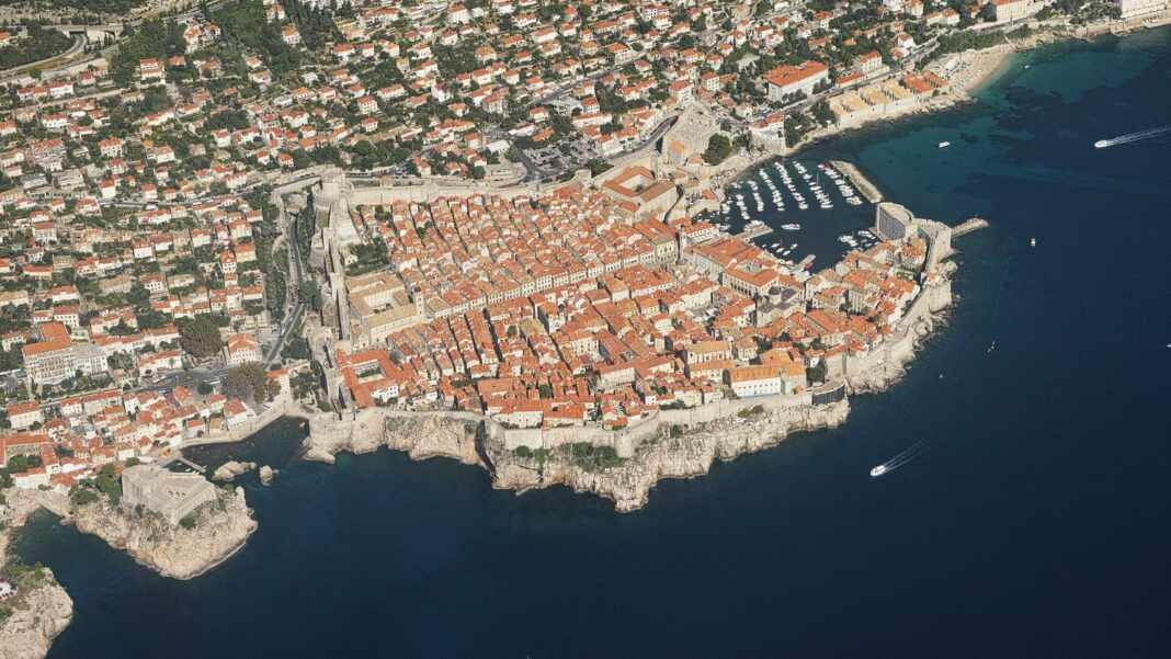 Ciudad vieja de Dubrovnik, Croacia, país con visa para nómadas digitales