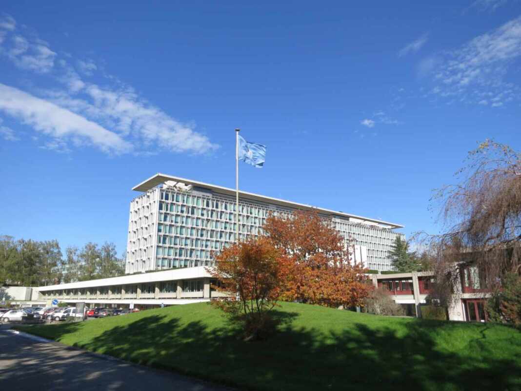 Sede de la Organización Mundial de la Salud en Ginebra, que ofrece los cursos gratis de la OMS