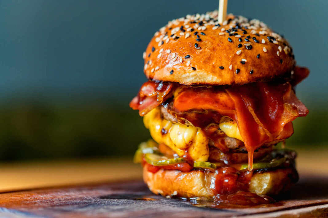 Hamburguesa de la guía de las mejores hamburguesas de Barcelona de QPASA Recomienda