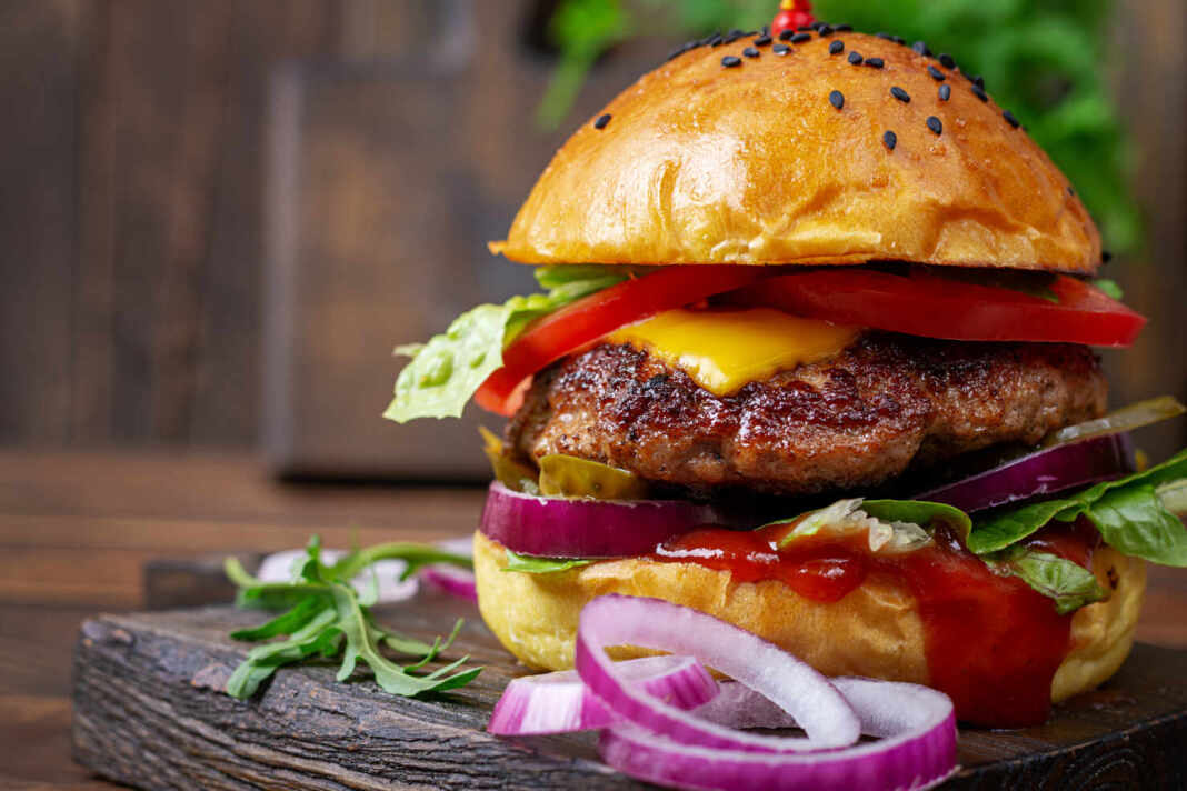 Hamburguesa de la guía de las mejores hamburguesas de Orlando de QPASA Recomienda
