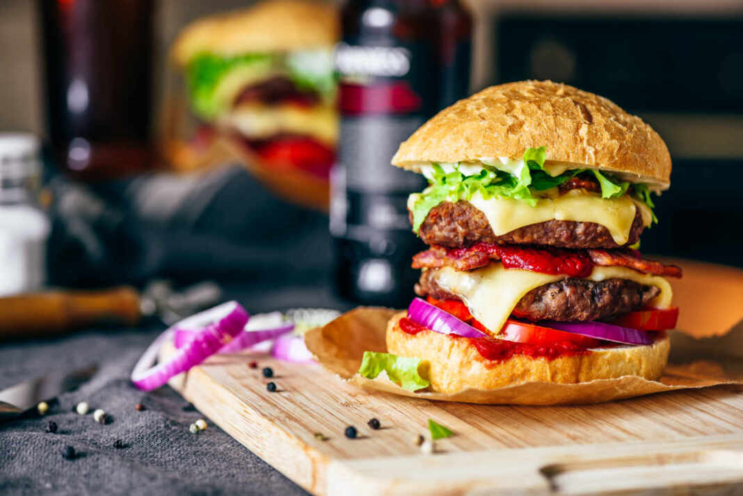Hamburguesa de la guía de las mejores hamburguesas de Cartagena de QPASA Recomienda