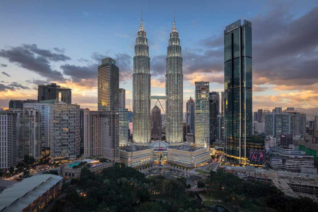 Torres Petronas en Kuala Lumpur, capital de Malasia